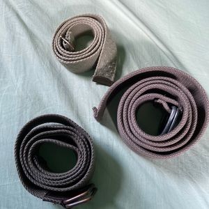 Three green/brown belts!